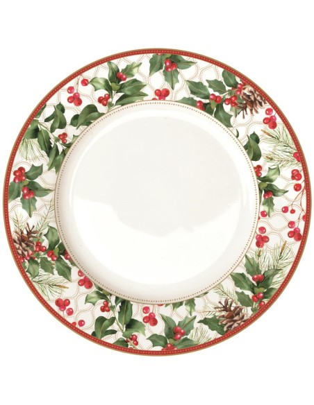 EASY LIFE SERVIZIO NATALIZIO 18 PEZZI - CHRISTMAS BERRIES