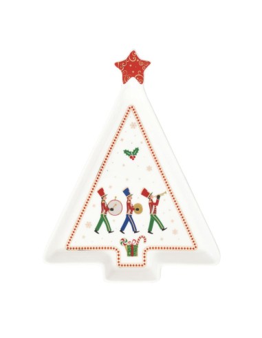 EASY LIFE PIATTO AD ABETE 21X16 CM - POLAR EXPRESS