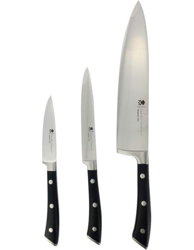 MASTERPRO CRACCO SET 3 COLTELLI IN ACCIAIO INOX