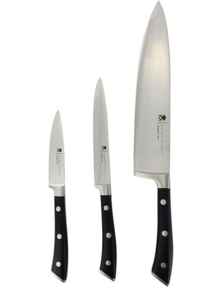 MASTERPRO CRACCO SET 3 COLTELLI IN ACCIAIO INOX