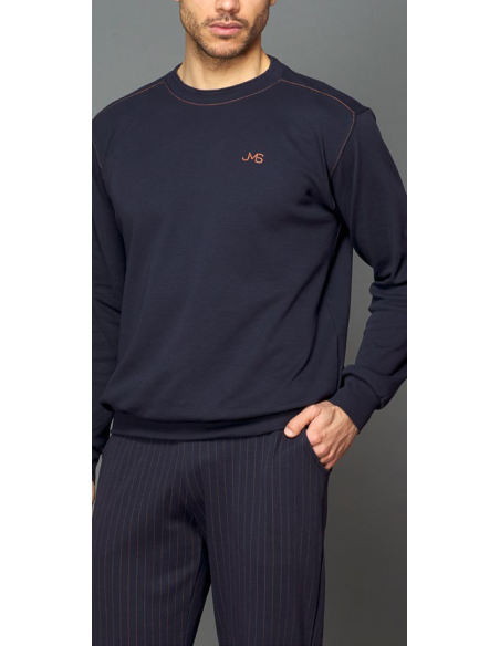 JAMAS PIGIAMA UOMO GIROCOLLO MANICA LUNGA E PANTALONE LUNGO