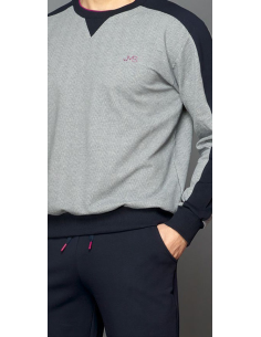 JAMAS PIGIAMA UOMO GIROCOLLO MANICA LUNGA E PANTALONE LUNGO 2
