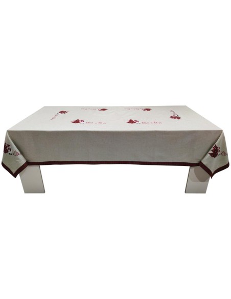 COTTON JOY TOVAGLIA NATALIZIA RICAMATA