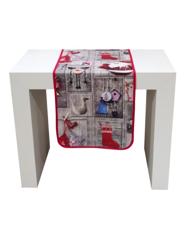 DREAMS RUNNER 45 X 140 CM NATALIZIO IN COTONE