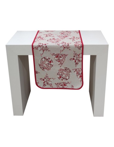 DREAMS RUNNER 45 X 140 CM NATALIZIO IN COTONE