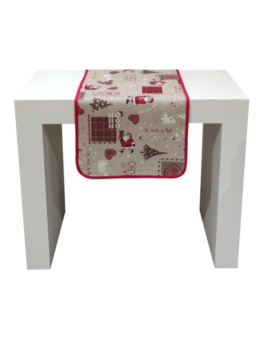 DREAMS RUNNER 45 X 140 CM NATALIZIO IN COTONE