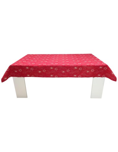 HESTA TOVAGLIA NATALIZIA IN LINO RICAMATA