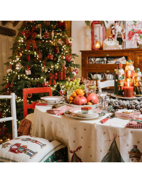 NUVOLE DI STOFFA VASSOIO A STELLA Ø 32 CM - CHRISTMAS CAROL