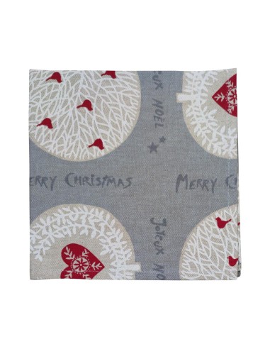 TESSITURA RANDI TOVAGLIA NATALIZIA CON TOVAGLIOLI