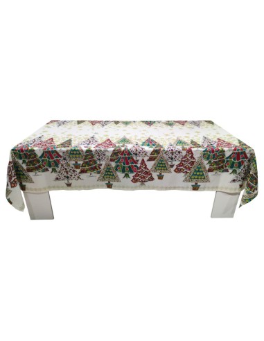 TESSITURA TOSCANA TOVAGLIA NATALIZIA STAMPATA...