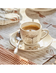 TOGNANA SET 6 TAZZE CAFFE' 8 CL - MADISON POESIA 2