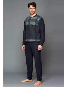 JAMAS PIGIAMA UOMO SERAFINO MANICA LUNGA E PANTALONE LUNGO 2