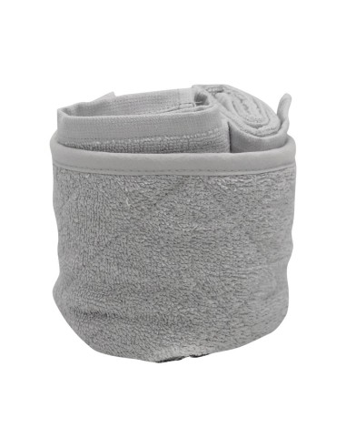 CA' D'ORO CESTINO 3 LAVETTE IN SPUGNA - DOBBY