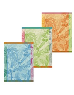 LE JACQUARD FRANCAIS SET 3 STROFINACCI ASSORTITI - EQUATEUR