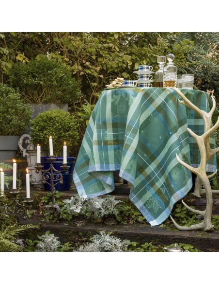 LE JACQUARD FRANCAIS COPRITAVOLA NATALIZIO IN FIANDRA - HIVER EN ECOSSE