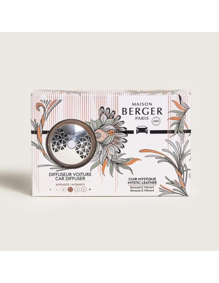 MAISON BERGER DIFFUSORE AUTO + RICARICA CUIR MYSTIQUE