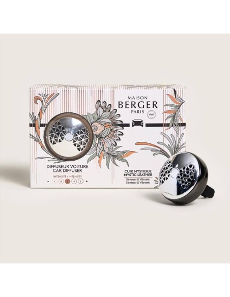 MAISON BERGER DIFFUSORE AUTO + RICARICA CUIR MYSTIQUE