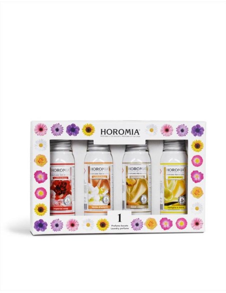 HOROMIA KIT 4 PROFUMAZIONI PER BUCATO 4X50 ML - HORO1