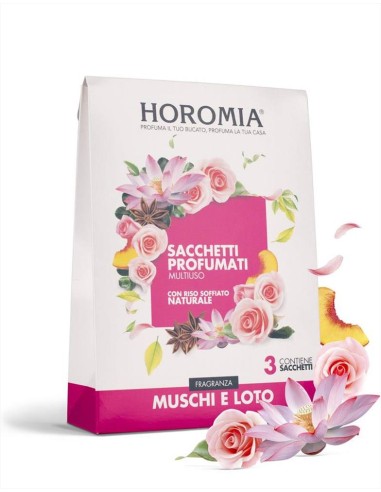 HOROMIA SET 3 SACCHETTI PROFUMATI MULTIUSO -...