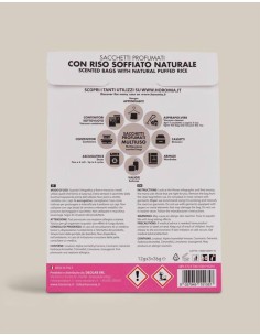 HOROMIA SET 3 SACCHETTI PROFUMATI MULTIUSO - SOFFICE TALCO 2