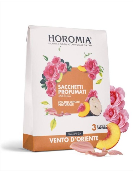 HOROMIA SET 3 SACCHETTI PROFUMATI MULTIUSO - VENTO D'ORIENTE