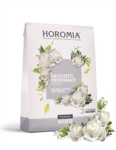 HOROMIA SET 3 SACCHETTI PROFUMATI MULTIUSO - WHITE
