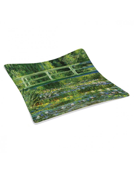 EASY LIFE CIOTOLA 13X13 CM - WATER LILIES AND THE JAPANISE BRIDGE