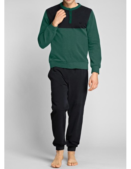 LIU JO PIGIAMA UOMO SERAFINO MANICA LUNGA E PANTALONE LUNGO - P.MILANO