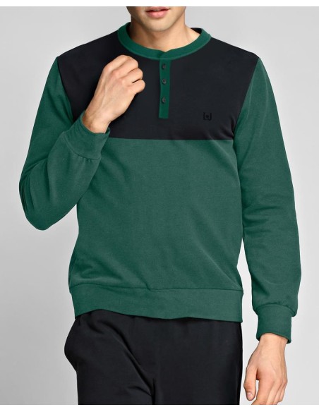 LIU JO PIGIAMA UOMO SERAFINO MANICA LUNGA E PANTALONE LUNGO - P.MILANO